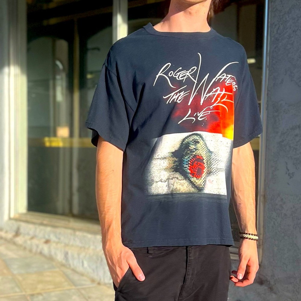 Roger Waters The Wall 2012 Tour Shirt L North America Cities Pink Floyd